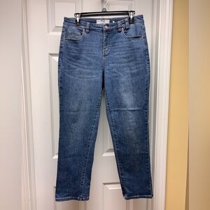 Nic + Zoe Denim TLC Mid Rise Girlfriend Jeans Women’s Size 28P